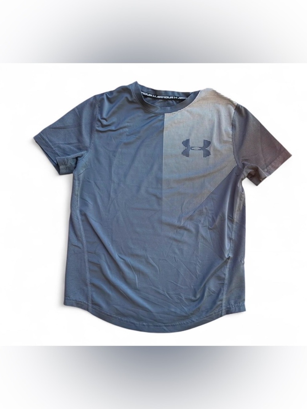 Under Armour Kid’s Short Sleeve Loose Heatgear Tee - Charcoal Gray